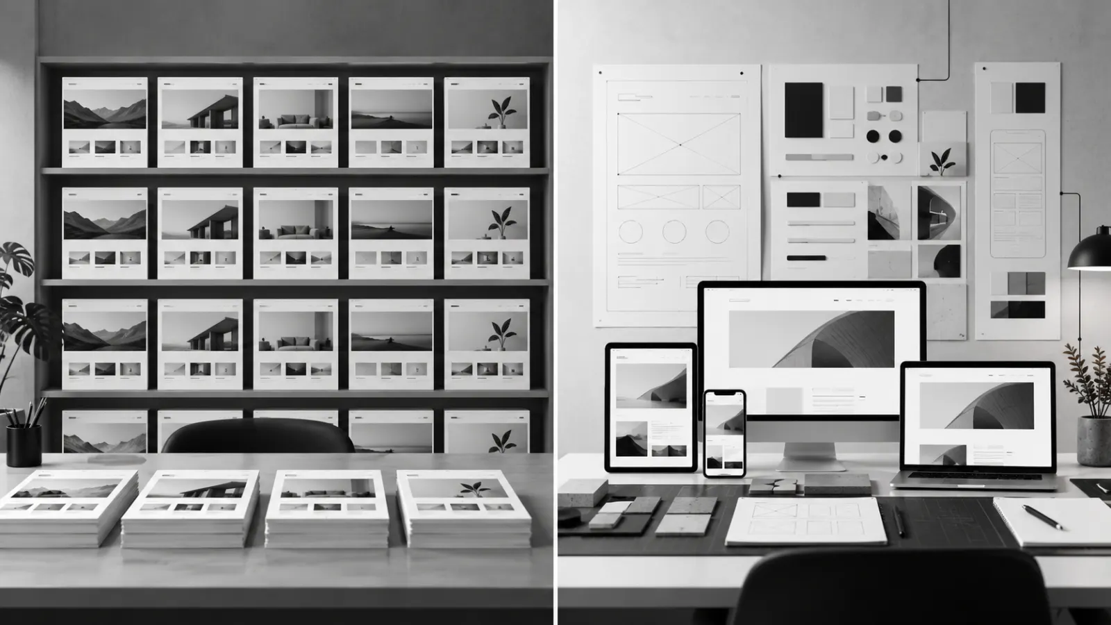 Hazır tema ile markaya özel web sitesi tasarımı yaklaşımının görsel karşılaştırması