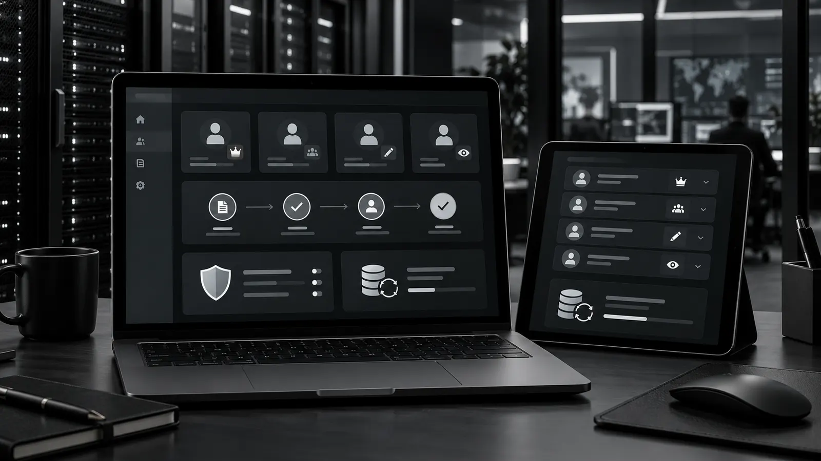 Web sitesi yönetim panelinde kullanıcı rolleri güvenlik ve yedekleme ayarları
